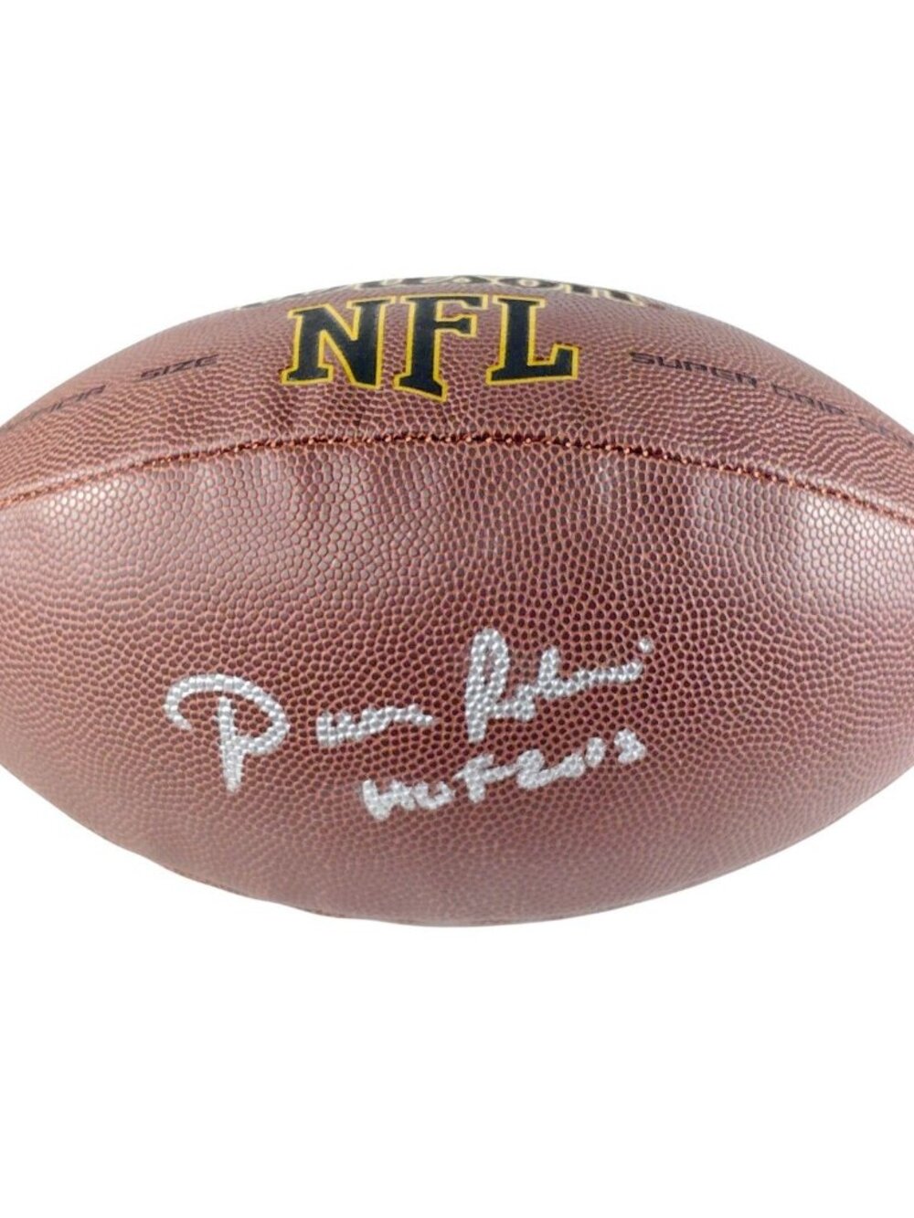 Dave Robinson Signed Wilson NFL Football Packers HOF 2013 Proof COA